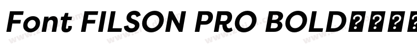 Font FILSON PRO BOLD字体转换 Font FILSON PRO BOLD字体转换